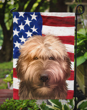 Load image into Gallery viewer, Briard Dog American Flag Garden Flag - Outdoor Decorative Yard Flag CK6461GF
