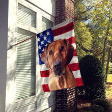 Load image into Gallery viewer, Broholmer Dog American Flag Flag Canvas House Size CK6463CHF