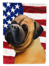 Load image into Gallery viewer, Bullmastiff Dog American Flag Flag Canvas House Size CK6469CHF