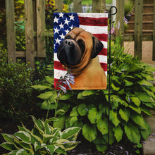 Load image into Gallery viewer, Bullmastiff Dog American Flag Garden Flag - Outdoor Decorative Yard Flag CK6469GF