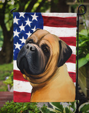 Load image into Gallery viewer, Bullmastiff Dog American Flag Garden Flag - Outdoor Decorative Yard Flag CK6469GF