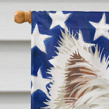 Load image into Gallery viewer, Cairn Terrier Dog American Flag Flag Canvas House Size CK6471CHF