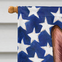 Load image into Gallery viewer, Canaan Dog American Flag Flag Canvas House Size CK6472CHF