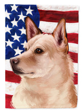 Load image into Gallery viewer, Canaan Dog American Flag Garden Flag - Outdoor Decorative Yard Flag CK6472GF
