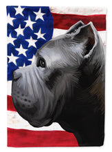 Load image into Gallery viewer, Cane Corso Dog American Flag Flag Canvas House Size CK6474CHF