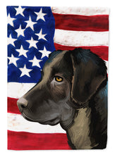 Load image into Gallery viewer, Portuguese Cattle Dog American Flag Flag Canvas House Size CK6476CHF