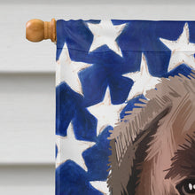 Load image into Gallery viewer, Cao de Gado Transmontano American Flag Flag Canvas House Size CK6477CHF