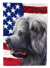 Load image into Gallery viewer, Caucasian Shepherd Dog American Flag Flag Canvas House Size CK6481CHF