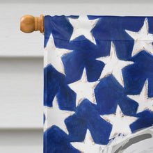 Load image into Gallery viewer, Cesky Terrier Dog American Flag Flag Canvas House Size CK6485CHF