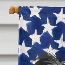 Load image into Gallery viewer, Chinese Crested Dog American Flag Flag Canvas House Size CK6487CHF