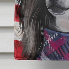 Load image into Gallery viewer, Chinese Crested Dog American Flag Flag Canvas House Size CK6487CHF