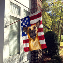 Load image into Gallery viewer, Chinook Dog American Flag Flag Canvas House Size CK6489CHF