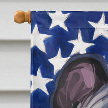 Load image into Gallery viewer, Cimarron Dog American Flag Flag Canvas House Size CK6491CHF