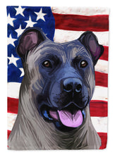 Load image into Gallery viewer, Cimarron Dog American Flag Flag Canvas House Size CK6491CHF