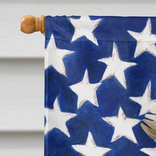 Load image into Gallery viewer, Cretan Hound Dog American Flag Flag Canvas House Size CK6496CHF