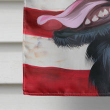 Load image into Gallery viewer, Croatian Sheepdog Dog American Flag Flag Canvas House Size CK6497CHF