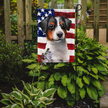 Load image into Gallery viewer, Danish-Swedish Farmdog American Flag Garden Flag - Outdoor Decorative Yard Flag CK6502GF