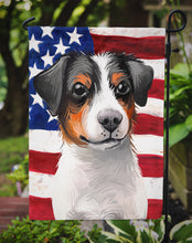 Load image into Gallery viewer, Danish-Swedish Farmdog American Flag Garden Flag - Outdoor Decorative Yard Flag CK6502GF