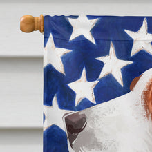 Load image into Gallery viewer, Deutsche Bracke Dog American Flag Flag Canvas House Size CK6503CHF
