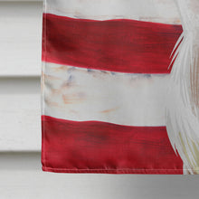 Load image into Gallery viewer, Deutsche Bracke Dog American Flag Flag Canvas House Size CK6503CHF