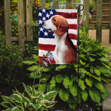 Load image into Gallery viewer, Deutsche Bracke Dog American Flag Garden Flag - Outdoor Decorative Yard Flag CK6503GF