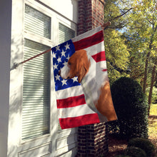 Load image into Gallery viewer, Drever Dog American Flag Flag Canvas House Size CK6506CHF