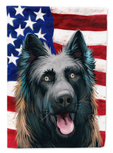 Load image into Gallery viewer, Dutch Shepherd Dog American Flag Flag Canvas House Size CK6507CHF