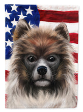 Load image into Gallery viewer, Elo Dog American Flag Flag Canvas House Size CK6510CHF
