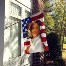 Load image into Gallery viewer, English Foxhound Dog American Flag Flag Canvas House Size CK6512CHF