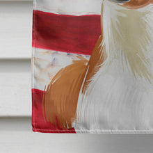 Load image into Gallery viewer, English Foxhound Dog American Flag Flag Canvas House Size CK6512CHF