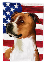 Load image into Gallery viewer, English Foxhound Dog American Flag Flag Canvas House Size CK6512CHF