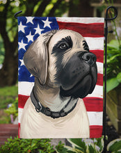 Load image into Gallery viewer, English Mastiff Dog American Flag Garden Flag - Outdoor Decorative Yard Flag CK6513GF