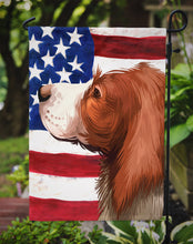 Load image into Gallery viewer, English Setter Dog American Flag Garden Flag - Outdoor Decorative Yard Flag CK6514GF