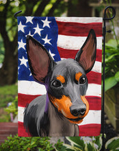 Load image into Gallery viewer, English Toy Terrier American Flag Garden Flag - Outdoor Decorative Yard Flag CK6515GF
