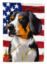 Load image into Gallery viewer, Entlebucher Mountain Dog American Flag Garden Flag - Outdoor Decorative Yard Flag CK6516GF