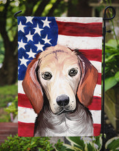 Load image into Gallery viewer, Estonian Hound Dog American Flag Garden Flag - Outdoor Decorative Yard Flag CK6517GF