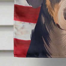 Load image into Gallery viewer, Eurohound Dog American Flag Flag Canvas House Size CK6520CHF