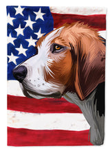 Load image into Gallery viewer, Finnish hound Dog American Flag Flag Canvas House Size CK6523CHF