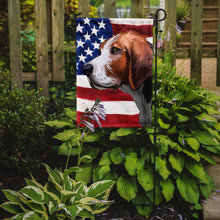 Load image into Gallery viewer, Finnish hound Dog American Flag Garden Flag - Outdoor Decorative Yard Flag CK6523GF