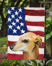 Load image into Gallery viewer, Galgo Espanol Dog American Flag Garden Flag - Outdoor Decorative Yard Flag CK6530GF