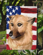 Load image into Gallery viewer, Garafian Shepherd Dog American Flag Garden Flag - Outdoor Decorative Yard Flag CK6531GF