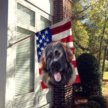 Load image into Gallery viewer, Georgian Shepherd Dog American Flag Flag Canvas House Size CK6532CHF