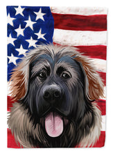 Load image into Gallery viewer, Georgian Shepherd Dog American Flag Garden Flag - Outdoor Decorative Yard Flag CK6532GF