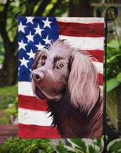 Load image into Gallery viewer, German Longhaired Pointer American Flag Garden Flag - Outdoor Decorative Yard Flag CK6533GF