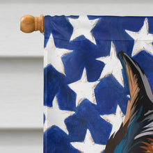 Load image into Gallery viewer, German Pinscher Dog American Flag Flag Canvas House Size CK6534CHF