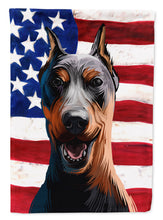 Load image into Gallery viewer, German Pinscher Dog American Flag Flag Canvas House Size CK6534CHF