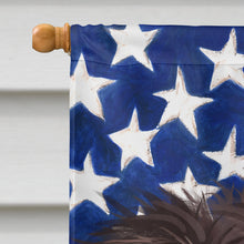 Load image into Gallery viewer, German Roughhaired Pointer American Flag Flag Canvas House Size CK6535CHF
