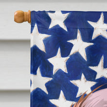 Load image into Gallery viewer, German Spaniel Dog American Flag Flag Canvas House Size CK6537CHF