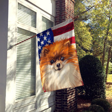 Load image into Gallery viewer, German Spitz Dog American Flag Flag Canvas House Size CK6538CHF