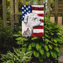 Load image into Gallery viewer, Glen of Imaal Terrier American Flag Garden Flag - Outdoor Decorative Yard Flag CK6541GF